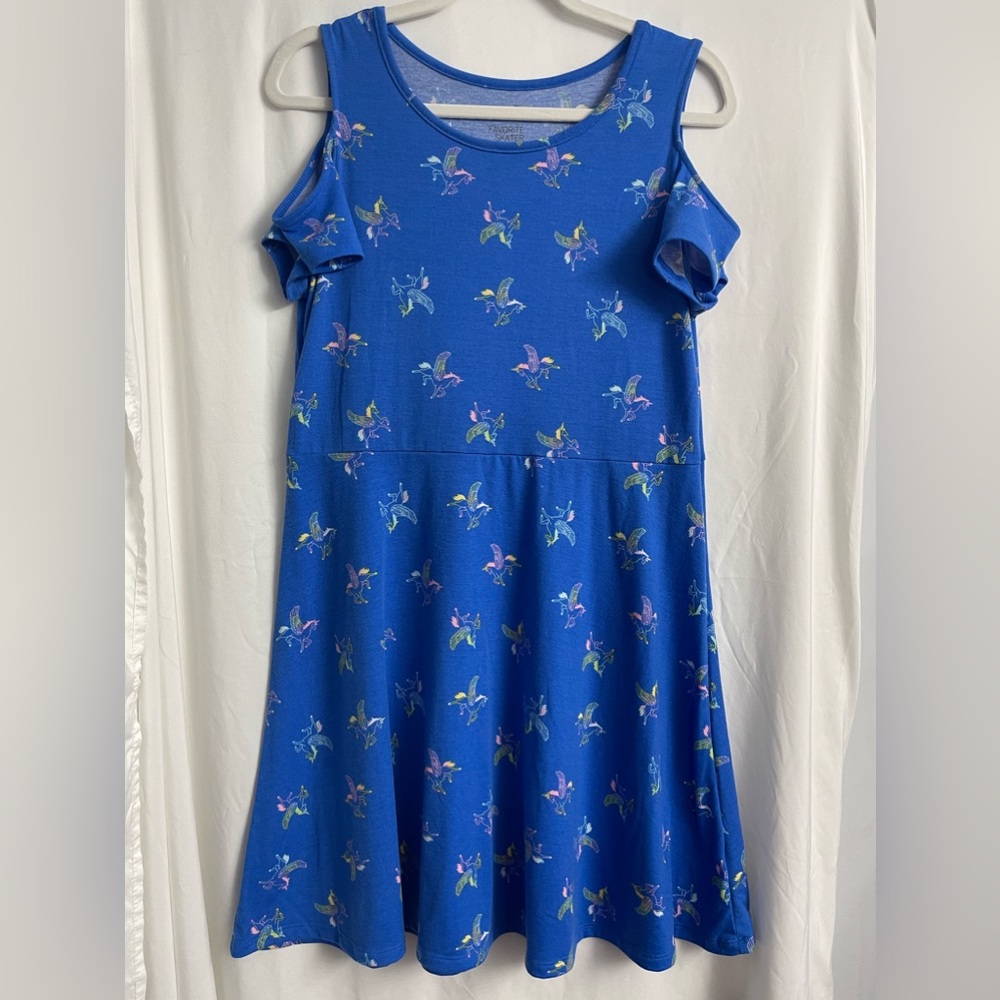 🦄SO girls Summer Dress Cold Shoulder, Size 16 Plus